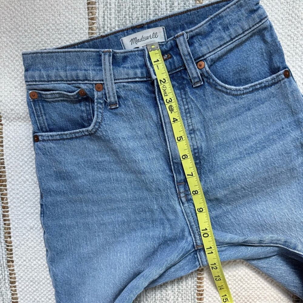 Madewell The Perfect Vintage Straight Jeans in Reinhart Wash Women’s Size 23 - Picture 8 of 13